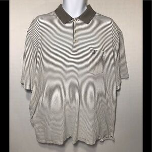 Tommy Bahama 18 Golf Striped Polo XXL